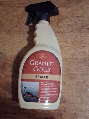 Granite Gold Stone Sealer Spray - Cream with Red Label